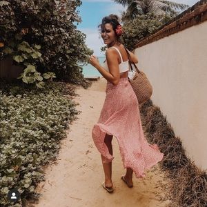 HIGH WAISTED MAXI SKIRT